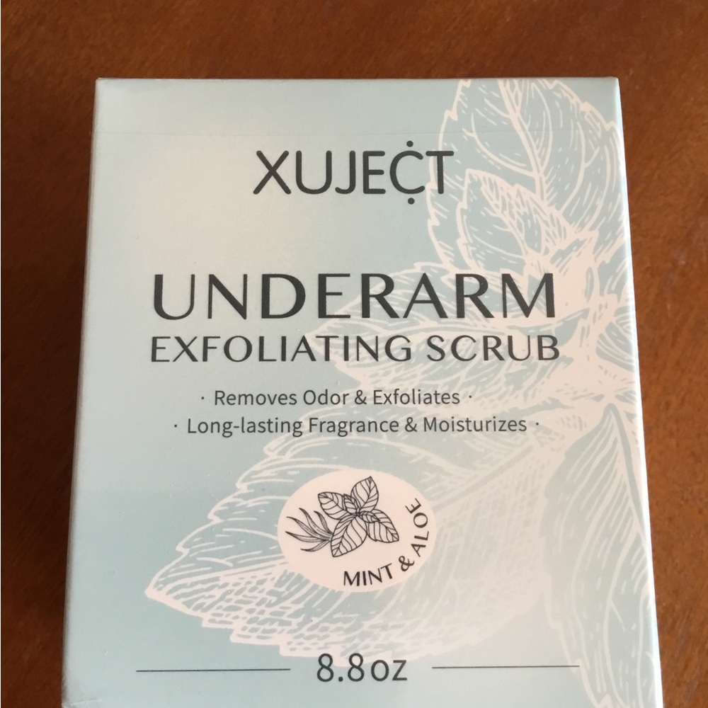 Mint & Aloe Underarm Exfoliating Scrub - Light Blue